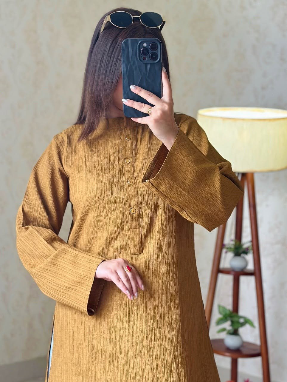 Premium Summer Friendly Long Shirt – Mastered Yellow